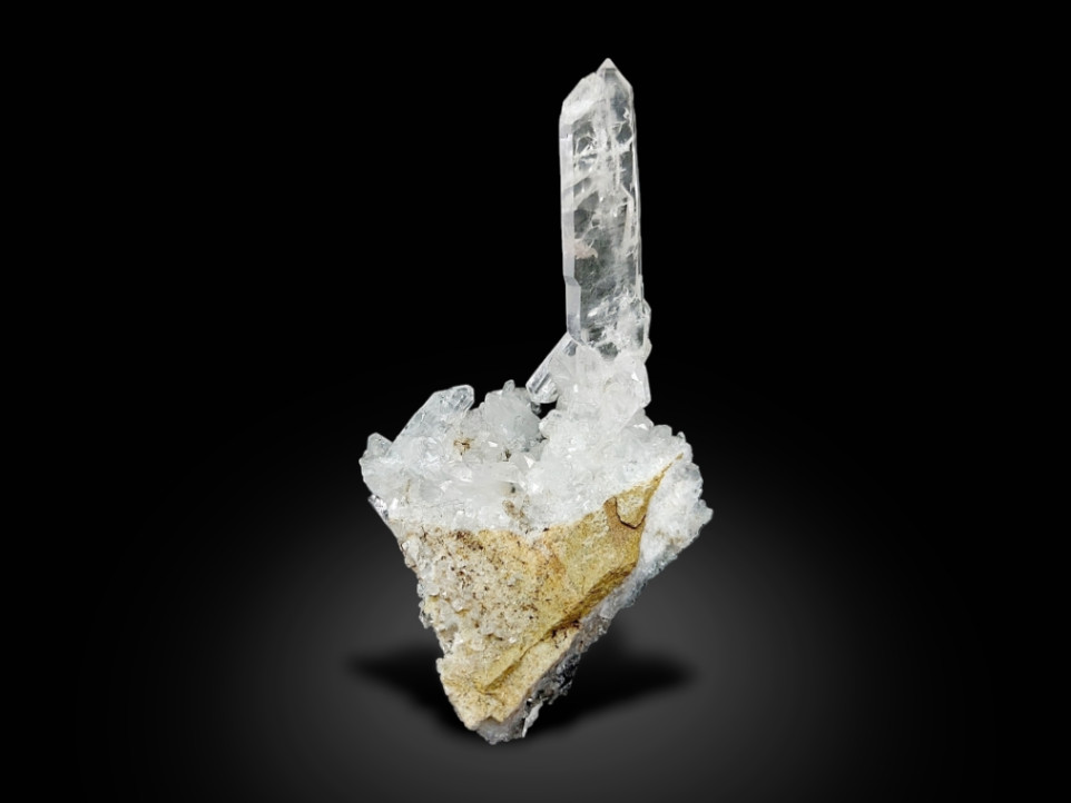 Auction For Stunning Clear Faden Quartz Crystals Specimen - Balochistan, Pakistan